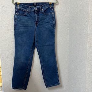 J Crew Hign Rise Vintage Straight Jeans